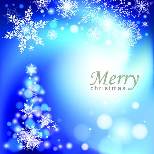 スノーフレーク ブルー クリスマス 背景 03 無料ベクター素材サイトのサシアゲル
