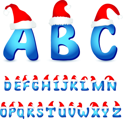 クリスマス アルファベット ベクター イラスト 01 無料ベクター素材サイトのサシアゲル