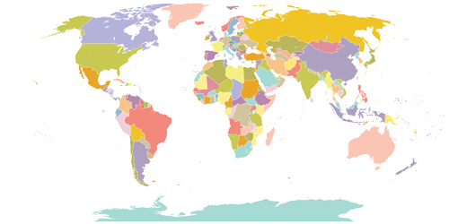 Japan Image 世界地図 フリー素材